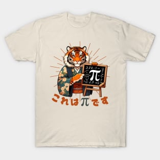 Pi day tiger T-Shirt